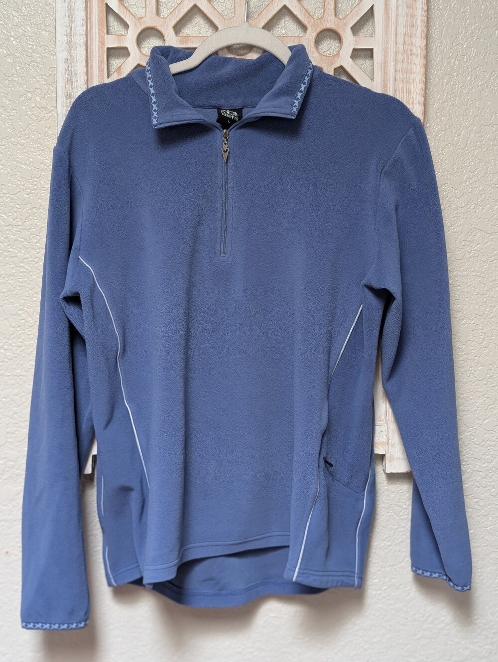 Kerrits 1/4 Zip Pullover Sweatshirt Womens LG Fleece Horse Riding Equestrian